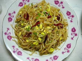 酸辣黄豆芽