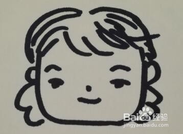 女孩的画法 女孩的简笔画