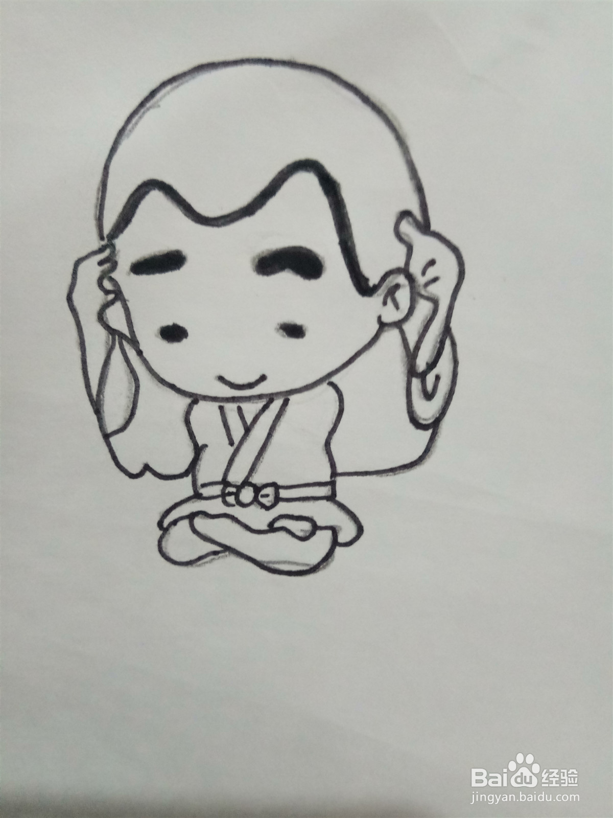 聪明的一休怎么画
