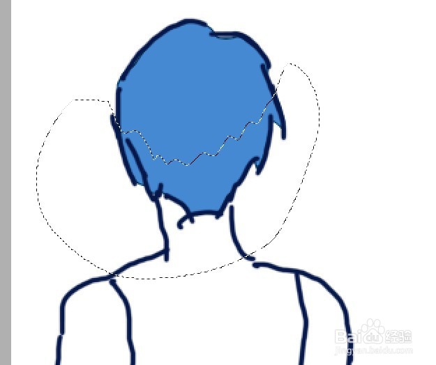 sai软件中如何把颜色加深