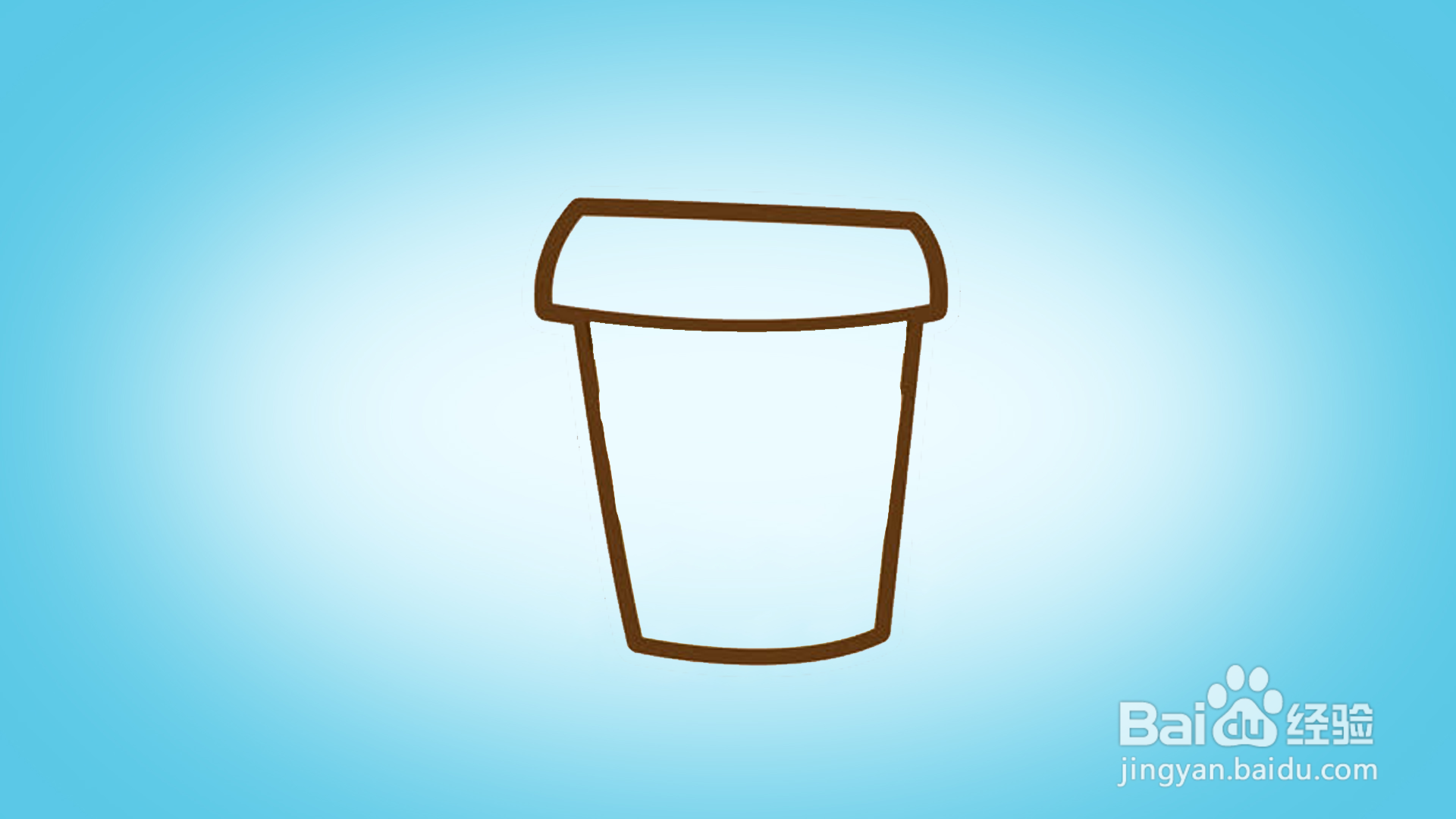 如果画创意卡通茶杯