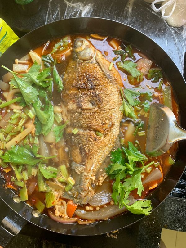 自制平底锅烤鱼
