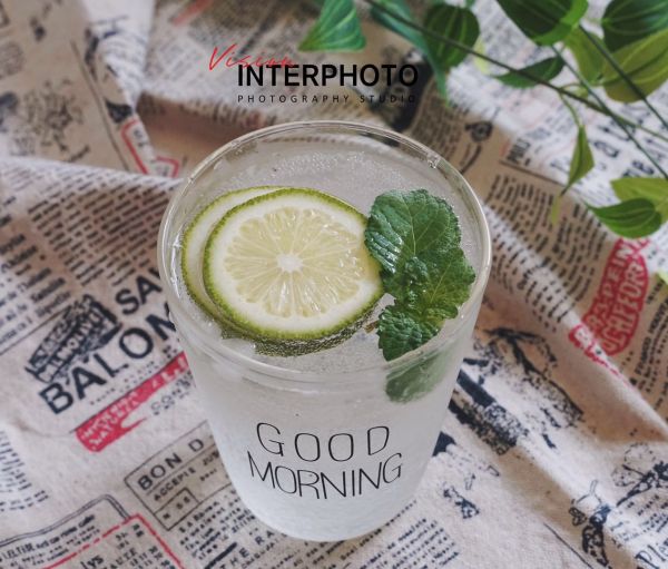 雪碧薄荷柠檬饮