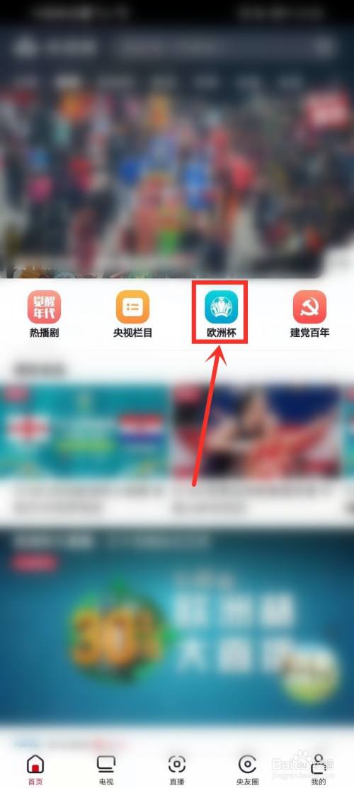 央视频app观看2021欧洲杯攻略