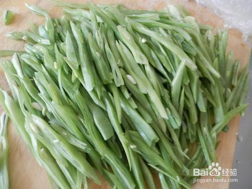 四季豆炒海虹
