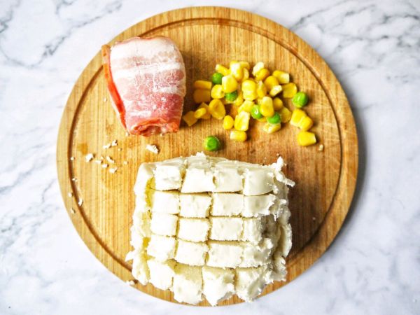 培根芝士烤馒头