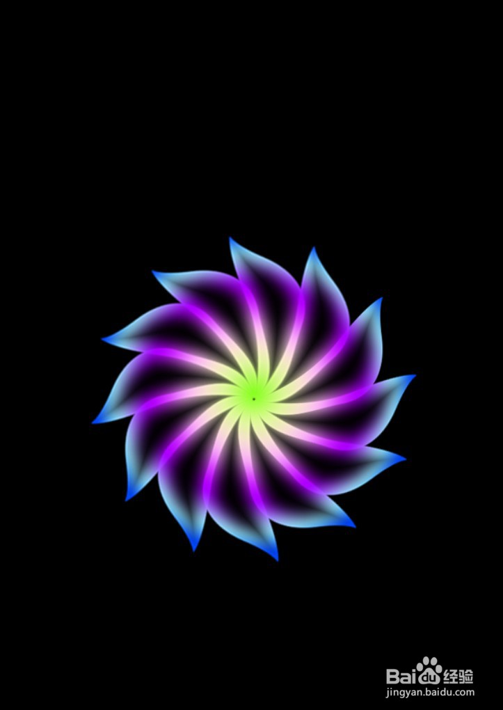 PS 花朵图案制作