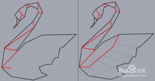 如何创建折纸风格的矢量天鹅图
