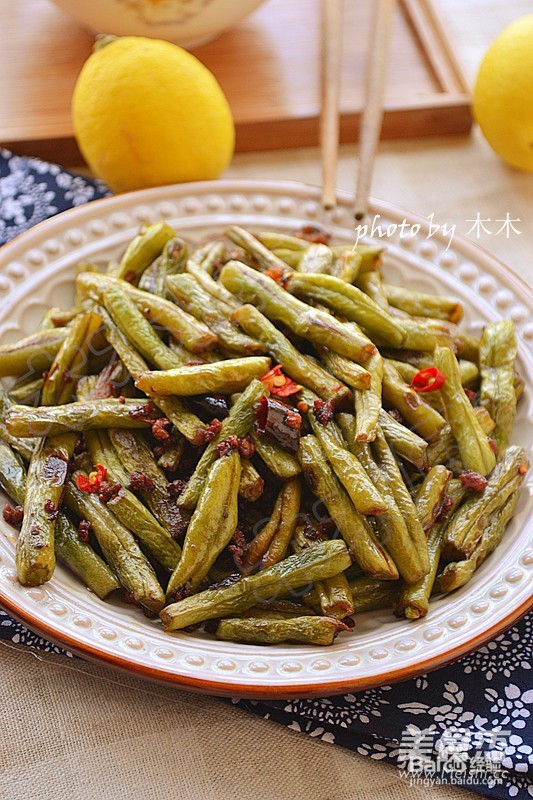 干煸麻辣豆角