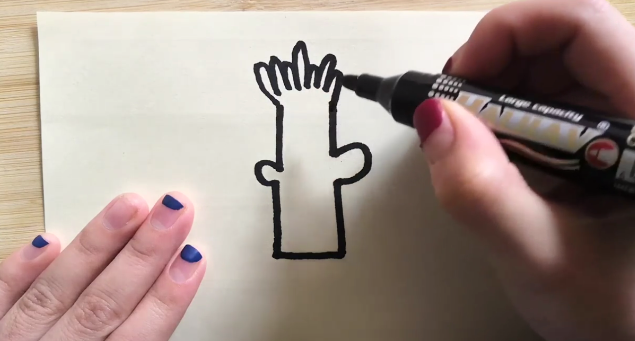 薯条哥的简笔画如何画？