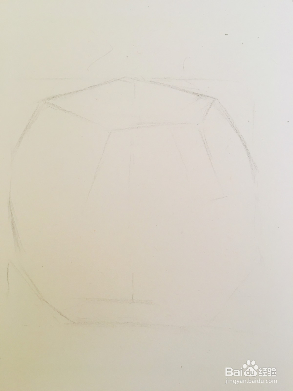 素描十二面体怎么画
