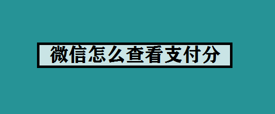 微信怎么查看支付分