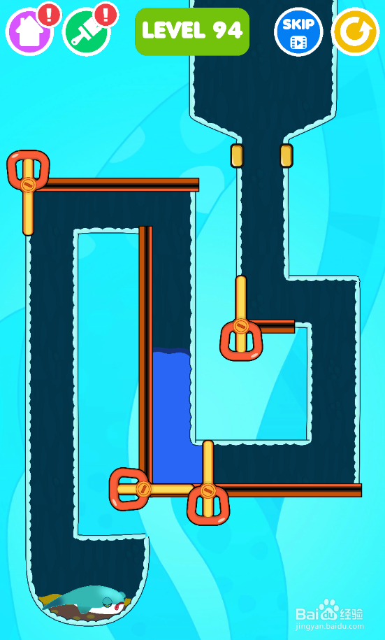 Save The Fish的LEVEL 94如何过关？