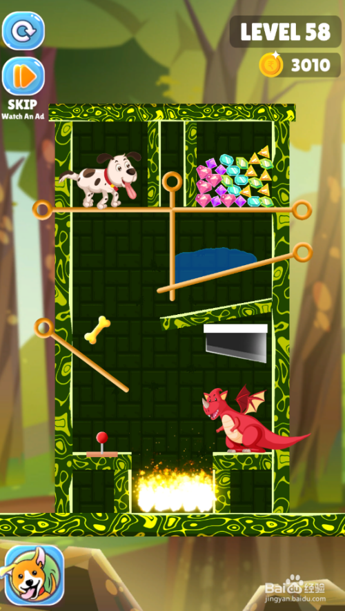 Puppy Rescue的LEVEL 58怎样过关