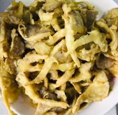 椒盐蘑菇-超好吃的下酒菜