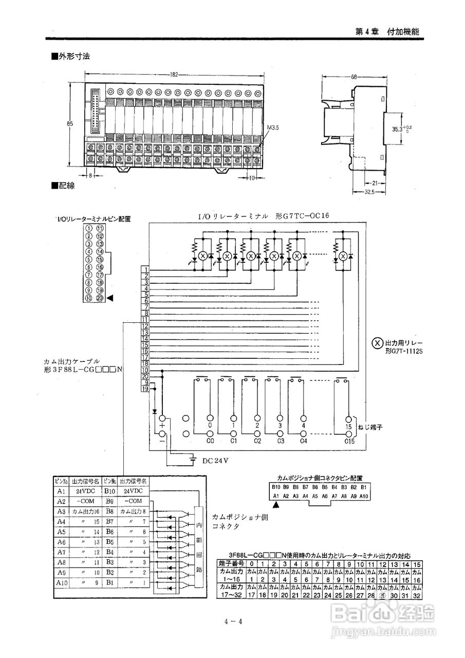 OMRON 3F88L-155凸轮定位器使用说明书:[8]