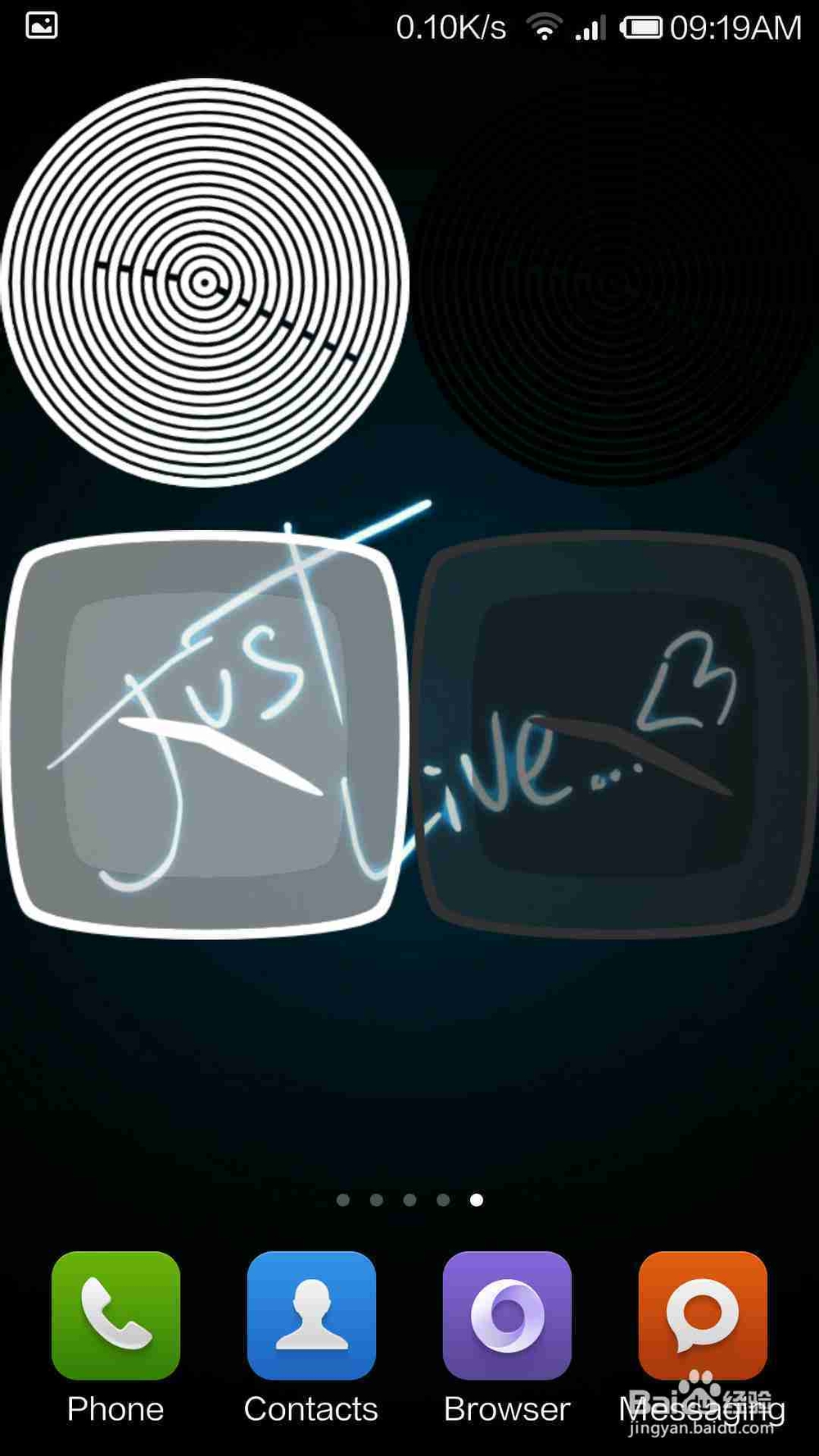 Minimal Clock漂亮小巧的安卓桌面美化小插件