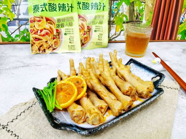 百香果酸辣鸡爪