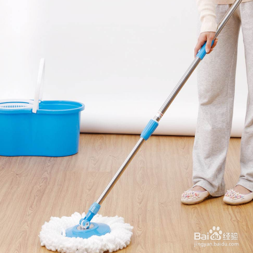 旋转拖把怎么使用