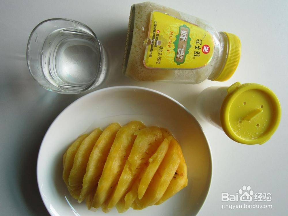 健康又美味的饮品----蜜盐菠萝饮