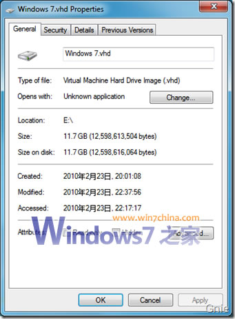 给Win7下的Windows Virtual PC虚拟机瘦身