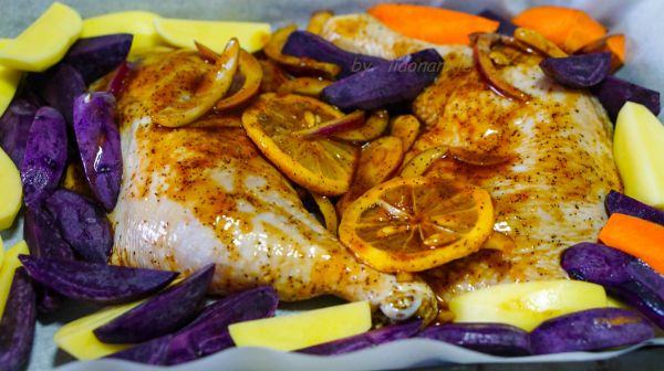 黑胡椒土豆炒鸡腿