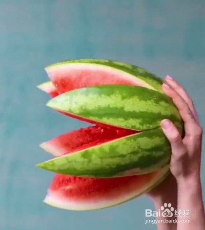 西瓜的两种切法