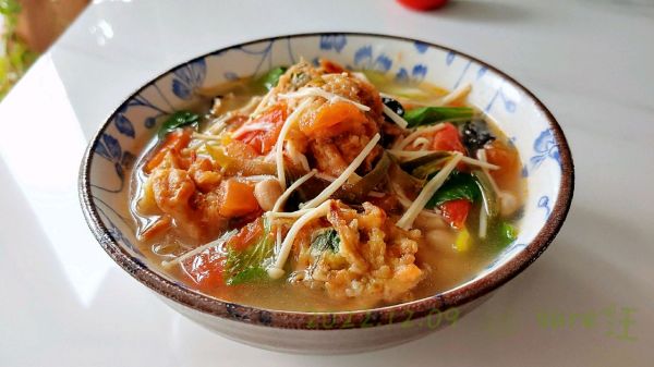 素烩萝卜丸茄汤