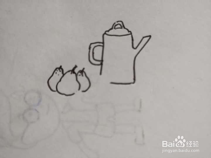 怎么画一组静物的简笔画过程