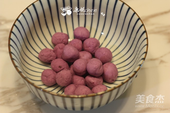 紫薯丸子酒酿