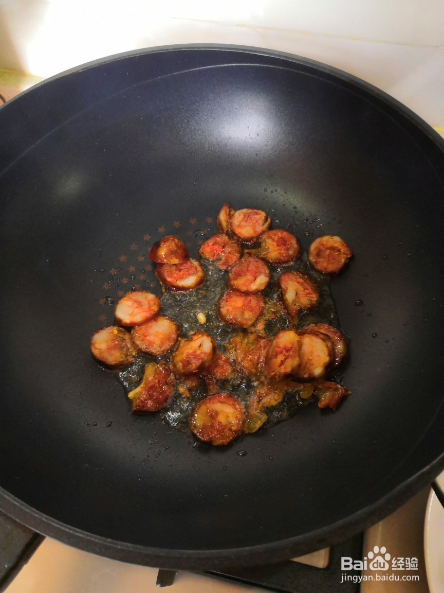 好吃到哭的青蒜腊肠