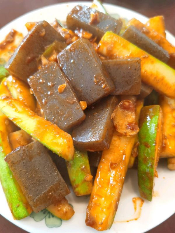 辣炒西葫芦魔芋