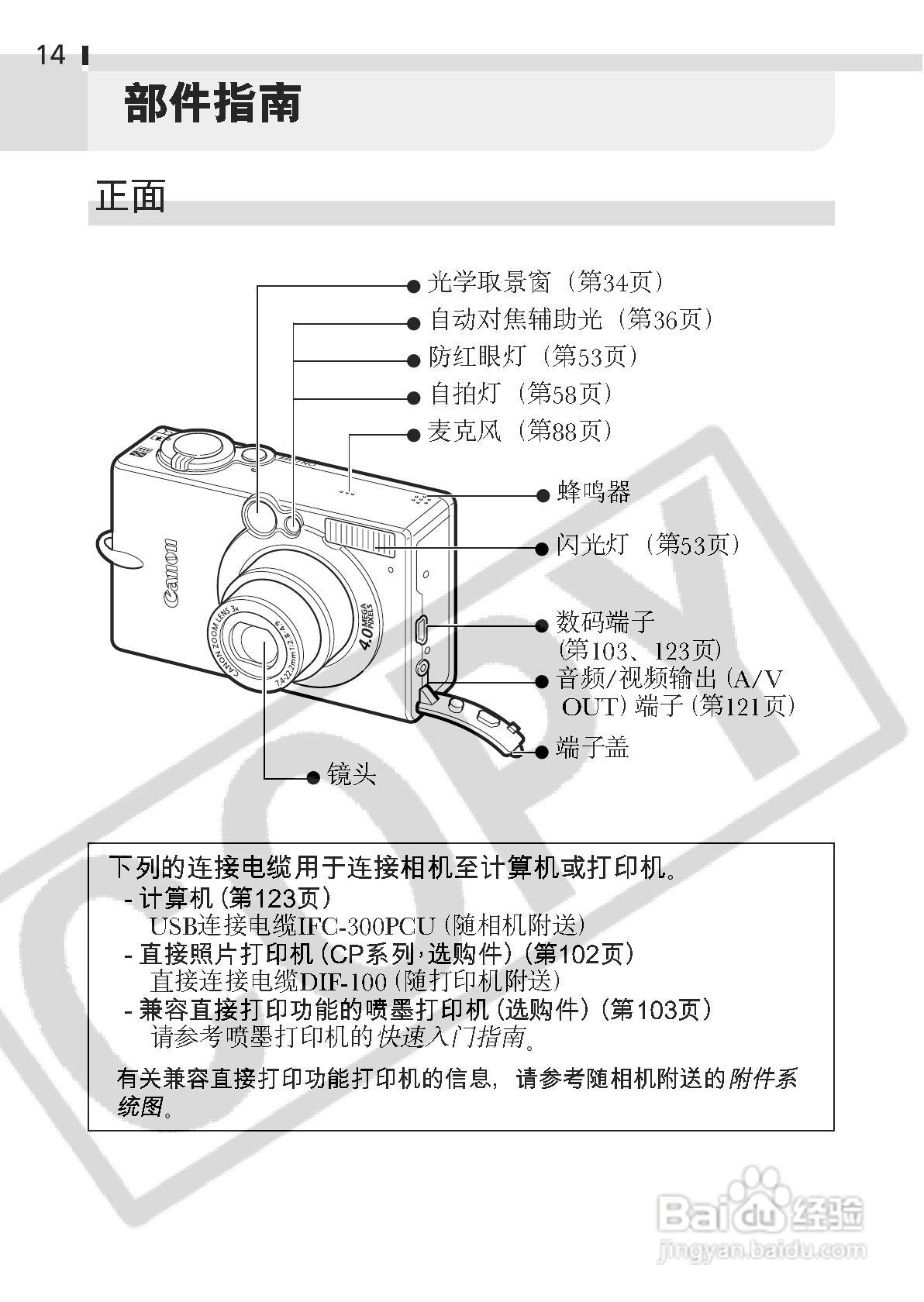 佳能DIGITAL IXUS 400数码相机使用说明书:[2]