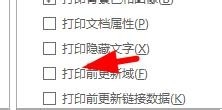 word怎么设置打印前更新域
