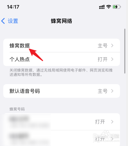 苹果手机怎么切换主副卡流量