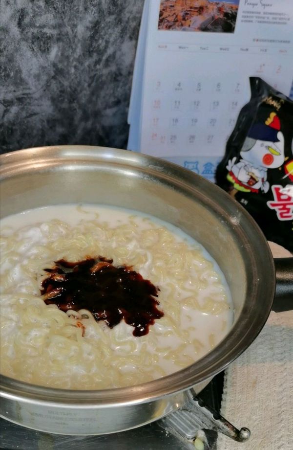 牛奶芝士火鸡面