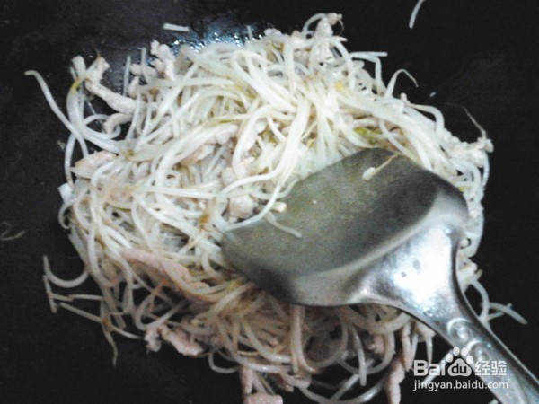 怎么做绿豆芽炒肉丝儿