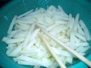 怎么在家里炸出快餐厅里的薯条
