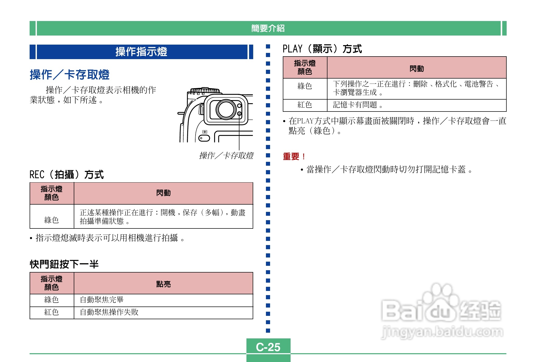 卡西欧QV-4000码相机使用说明书:[3]