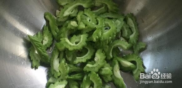 家庭版苦瓜炒虾仁