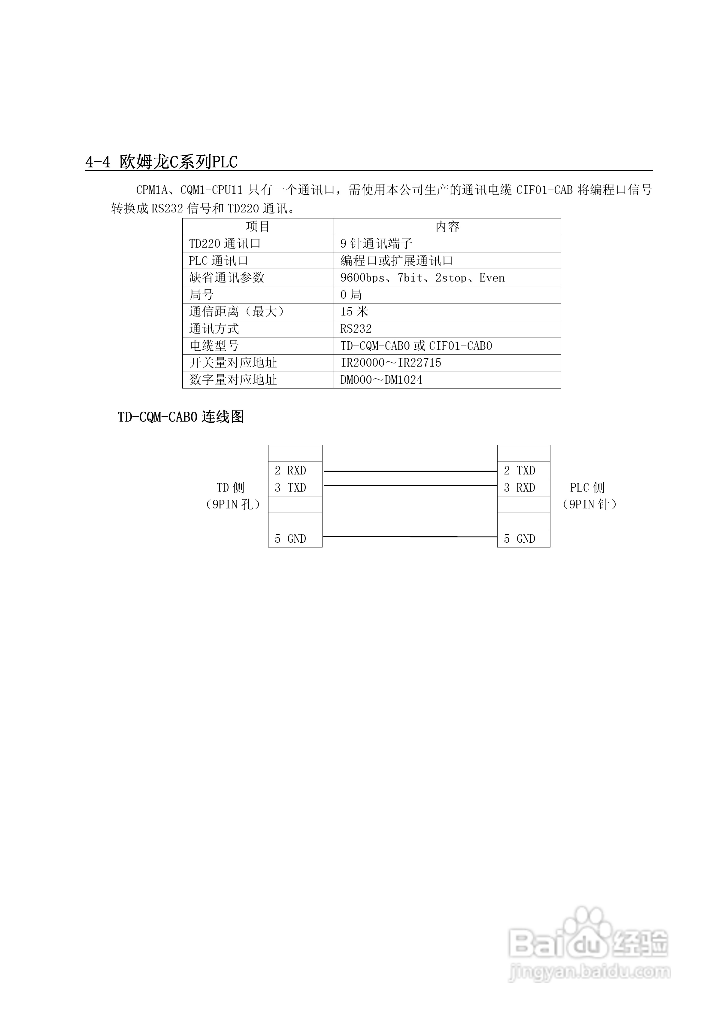 TD220文本显示器用户手册:[5]