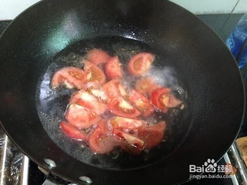 嫩豆腐西红柿清汤