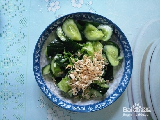 教你做虾皮拌青瓜