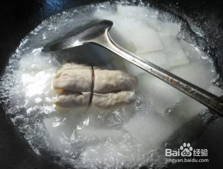 好吃的粉丝面疙瘩冬瓜汤