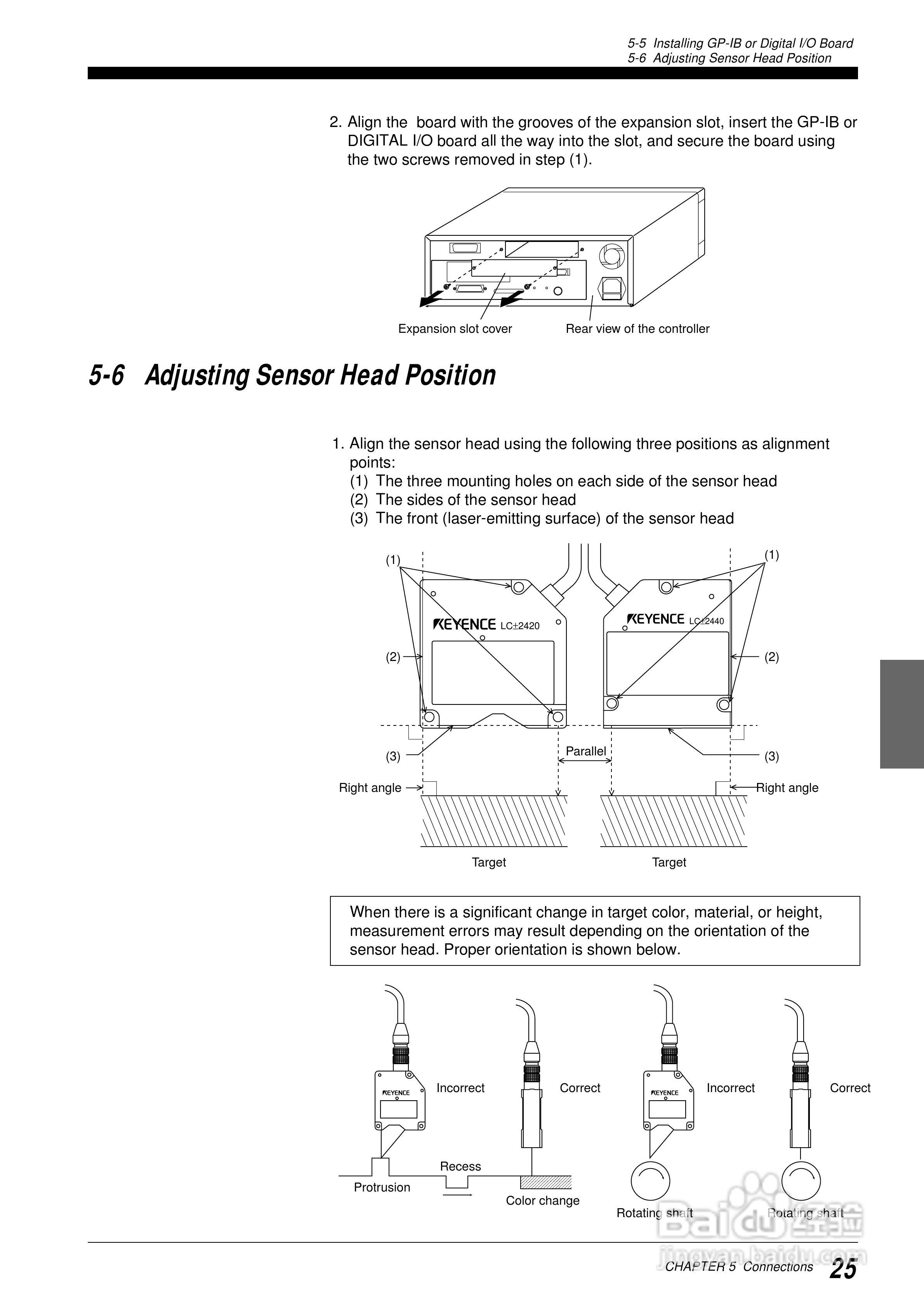 基恩士LC 系列類比感測器控制器说明书:[4]