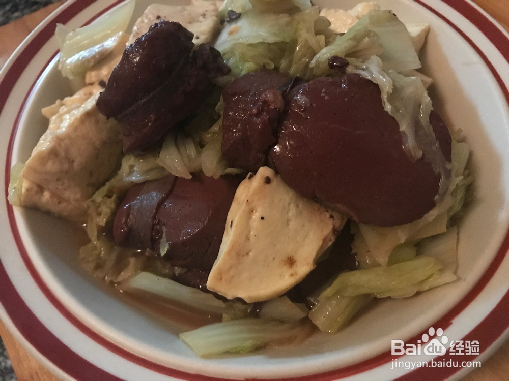 豆腐烧白菜的家常做法