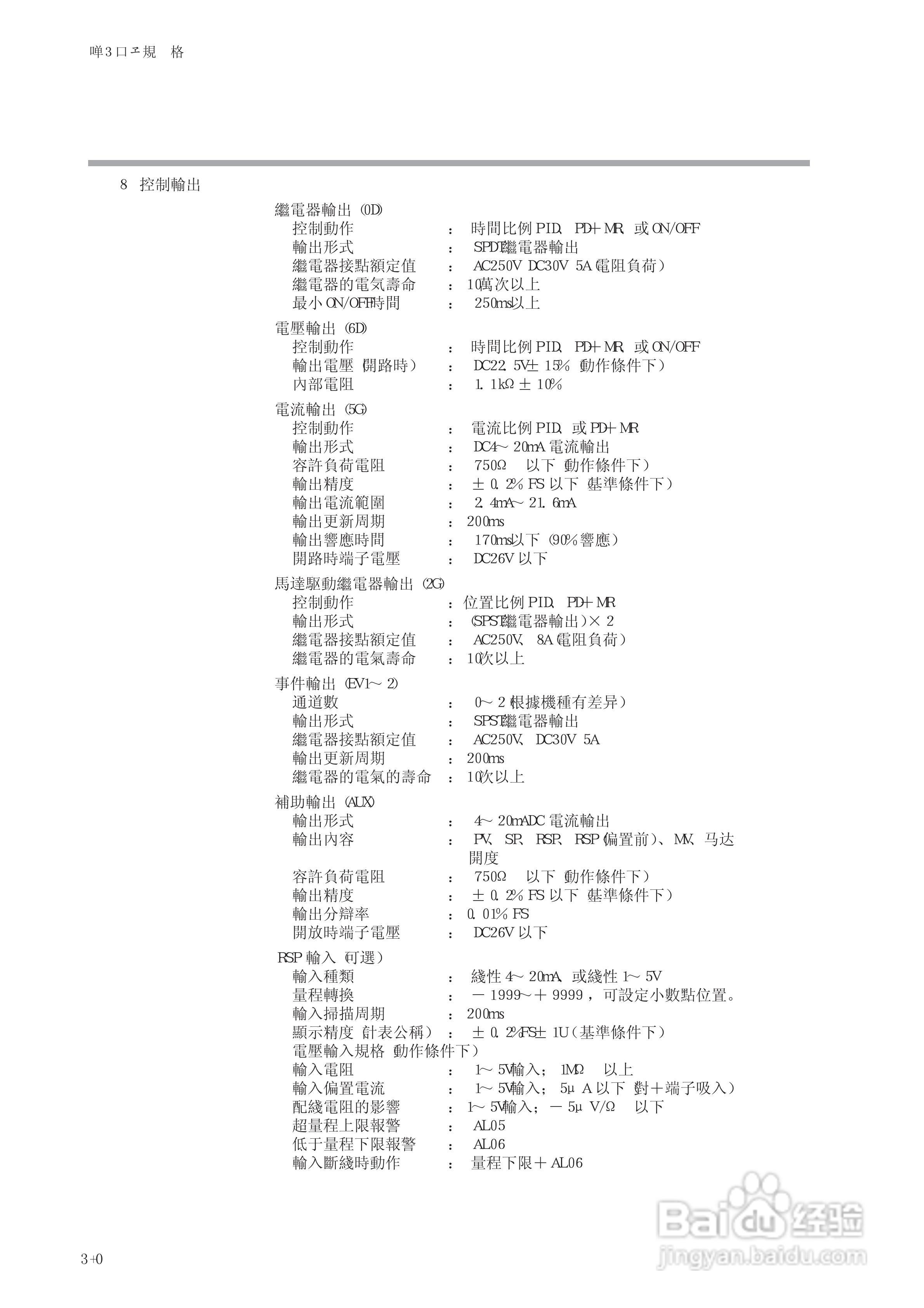 DIGITRONIC 数字指示调节器SDC30/31使用説明书:[3]