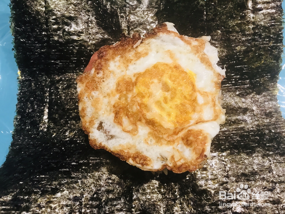 蛋黄火腿饭团的做法教程