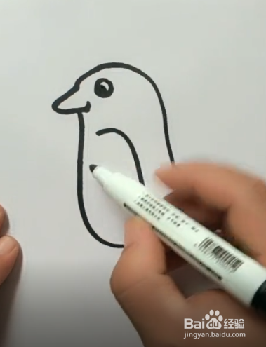 怎样简笔画企鹅