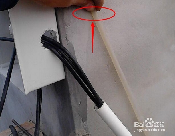 怎么水平布监控线、网线